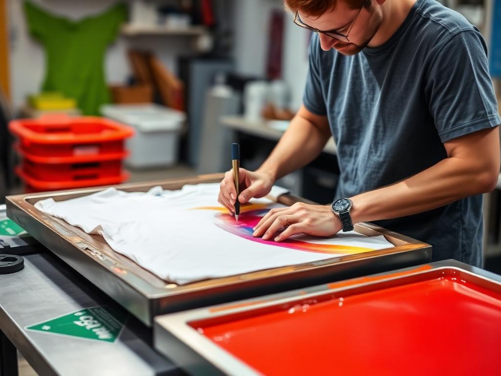 Screen printing process